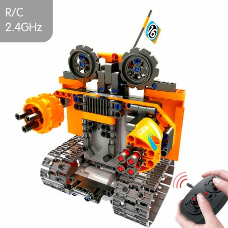 set construcción educativo radiocontrol con giro 360 grados