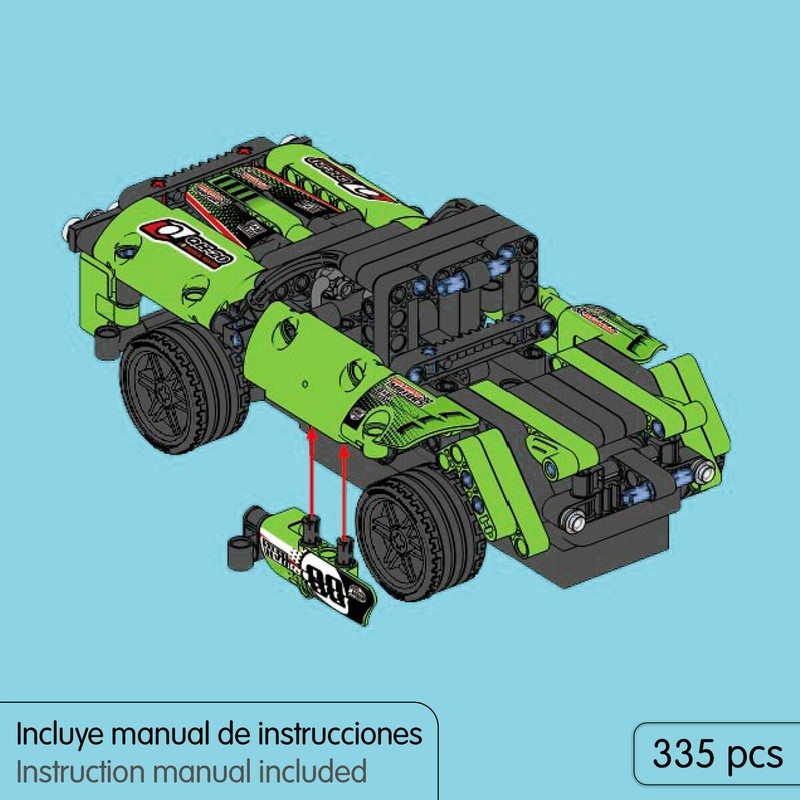 Vehículos radiocontrol para montar, vista lateral del todoterreno IM Master