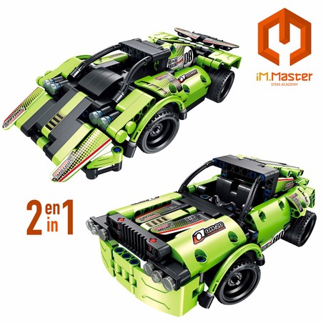 Juego STEM para niños 6 años, coche deportivo IM Master con mando a distancia