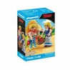 Figuras Playmobil Astérix Tragicómix y Falbalá en su embalaje original