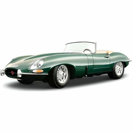 Maqueta coche coleccionista Bburago GT-Jaguar E Cabrio 1961