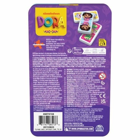 Dominó Dora la Exploradora Spin Master para juego cooperativo