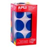 Pegatinas Apli azules redondas para manualidades niños