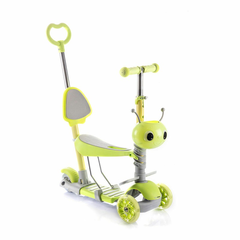 Juguetes construcción niños: Patinete evolutivo 3 en 1 con niño sonriendo