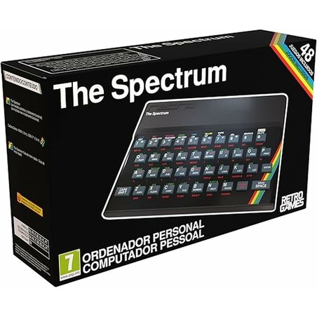 Ordenador retro games THE SPECTRUM en funcionamiento