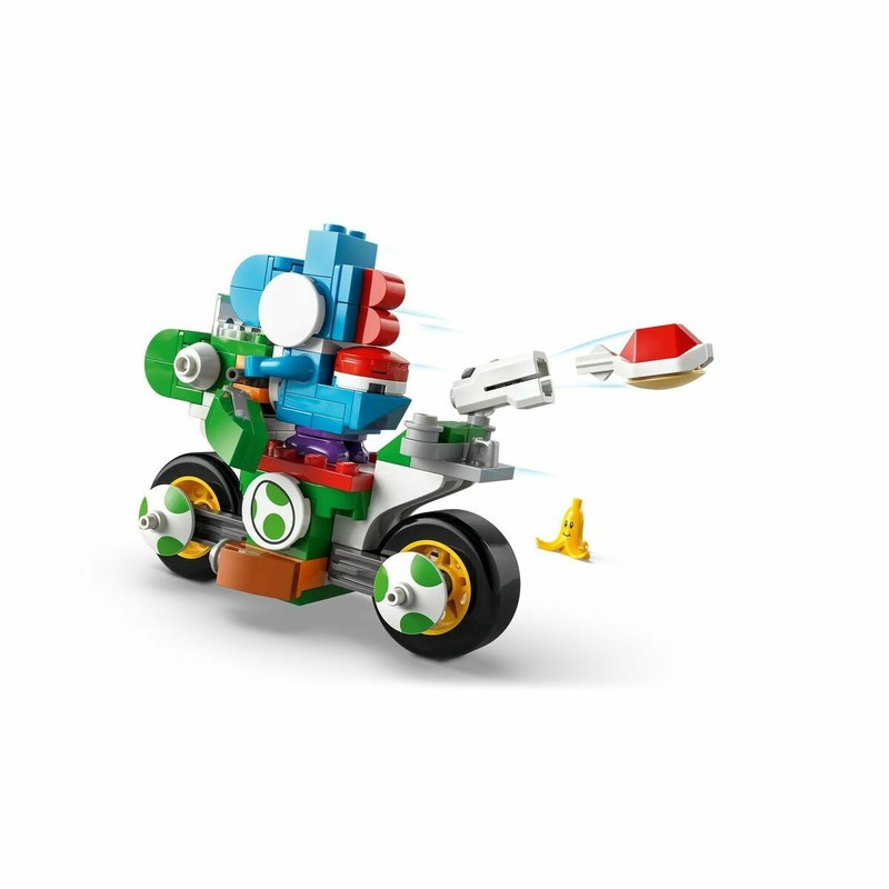 Detalle piezas Lego Super Mario Moto Yoshi de plástico alta calidad