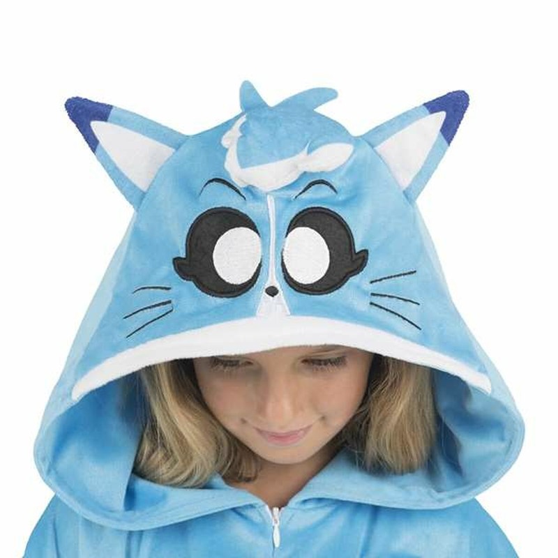 Disfraz de gato Akela Kigurumi para niños, ideal para juego imaginativo y aventuras.