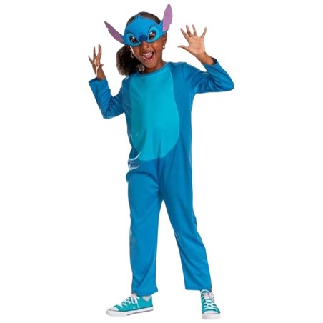 Disfraz infantil de Stitch para niños, ideal para carnaval y fiestas temáticas