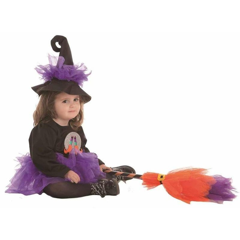 Disfraz niños bruja bebé morado 0-12 meses para Halloween
