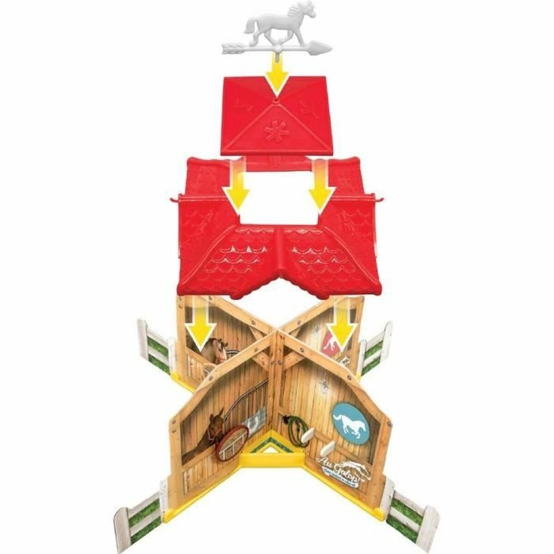 Caja juego de mesa estrategia Au Gallop para niños