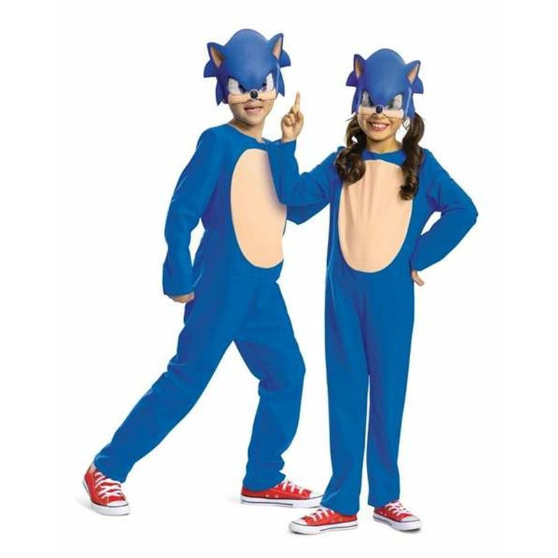 disfraz superhéroe niño sonic para fiestas temáticas