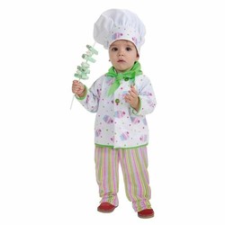 Disfraz para niños de pastelero para bebés de 0 a 6 meses