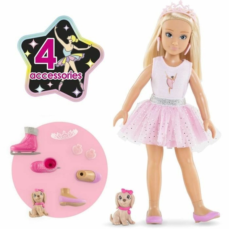 Muñeca Corolle lavable, siempre lista para nuevas aventuras.