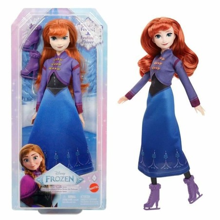 Muñeca Frozen Original Disney con vestido azul brillante