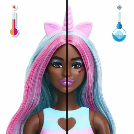 Juguete Barbie sorpresa: kit de revelación con temática de unicornio