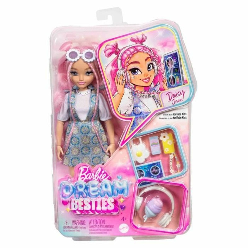 Muñeca Barbie de plástico duradero, ideal para niñas +3 años