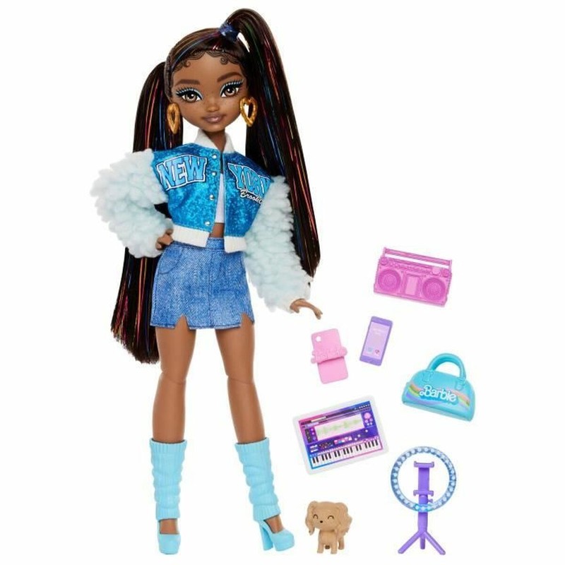 Muñeca Barbie Brooklyn, fomenta el juego simbólico y la imaginación en las niñas.