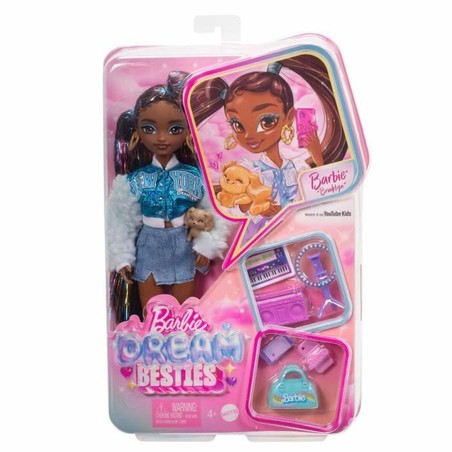 Muñeca Barbie Brooklyn de Mattel, calidad y seguridad garantizadas para tu hija.