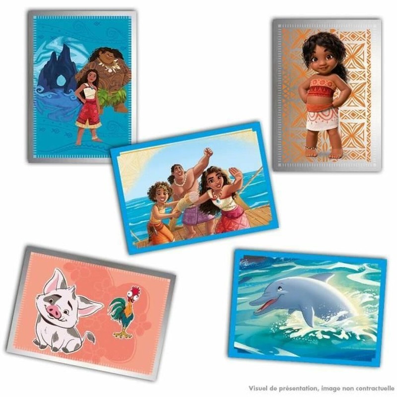Kit manualidades infantil: Álbum de pegatinas Vaiana 2 con personajes Disney