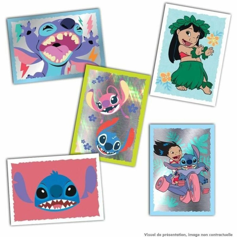 Kit manualidades infantil Stitch, colección de pegatinas