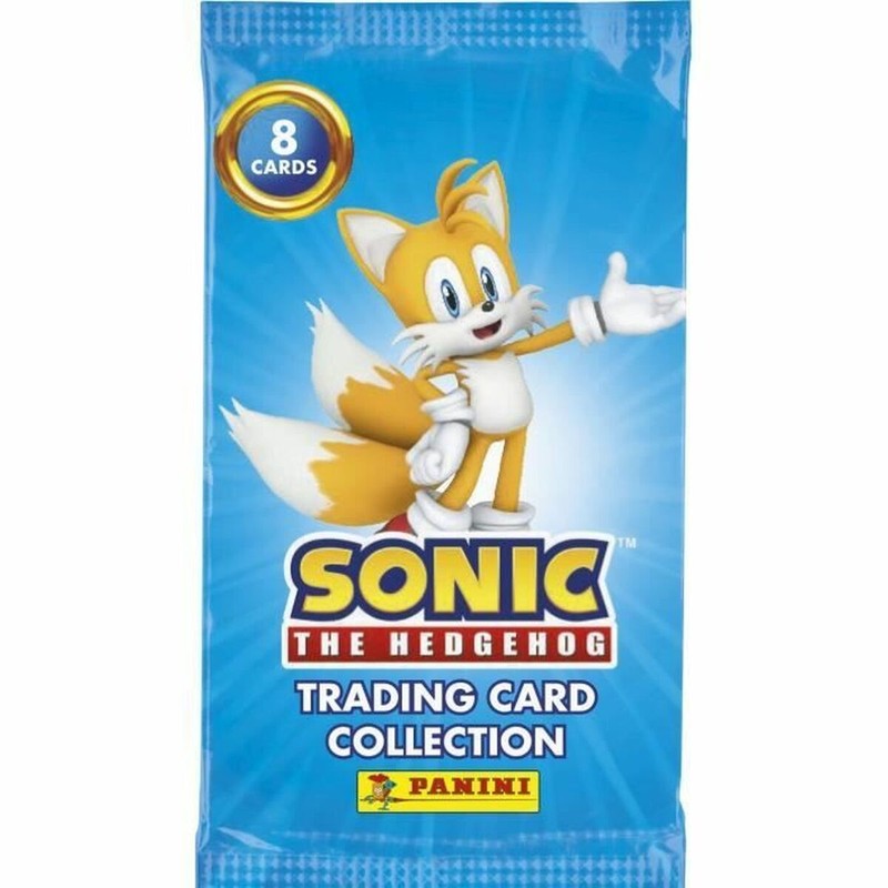 Detalle de las pegatinas de Sonic, estimulando el set dibujo artístico