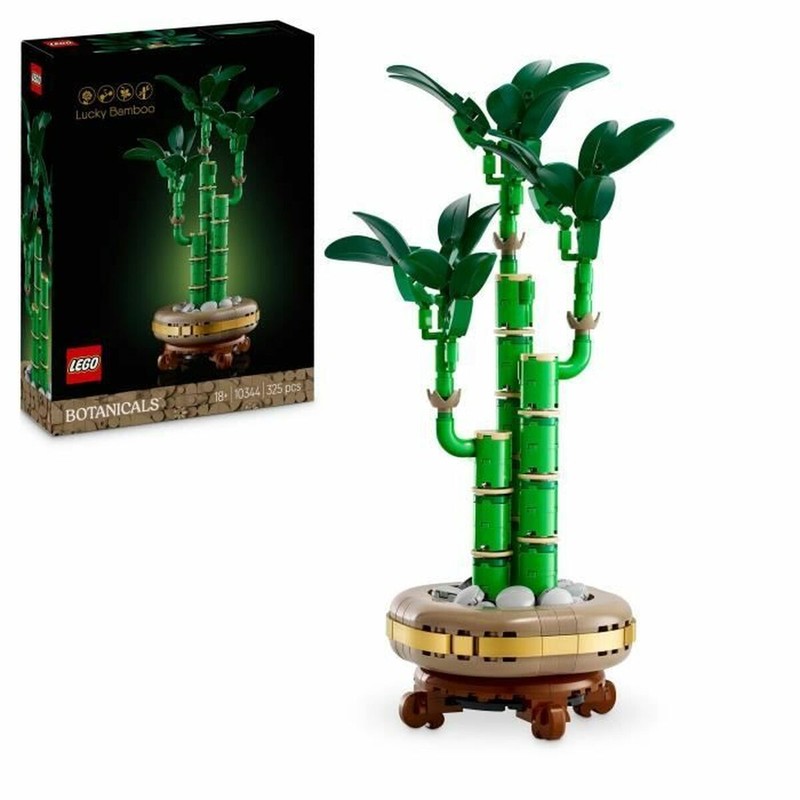 Lego Bambú de la Suerte 10344, set de construcción botánico