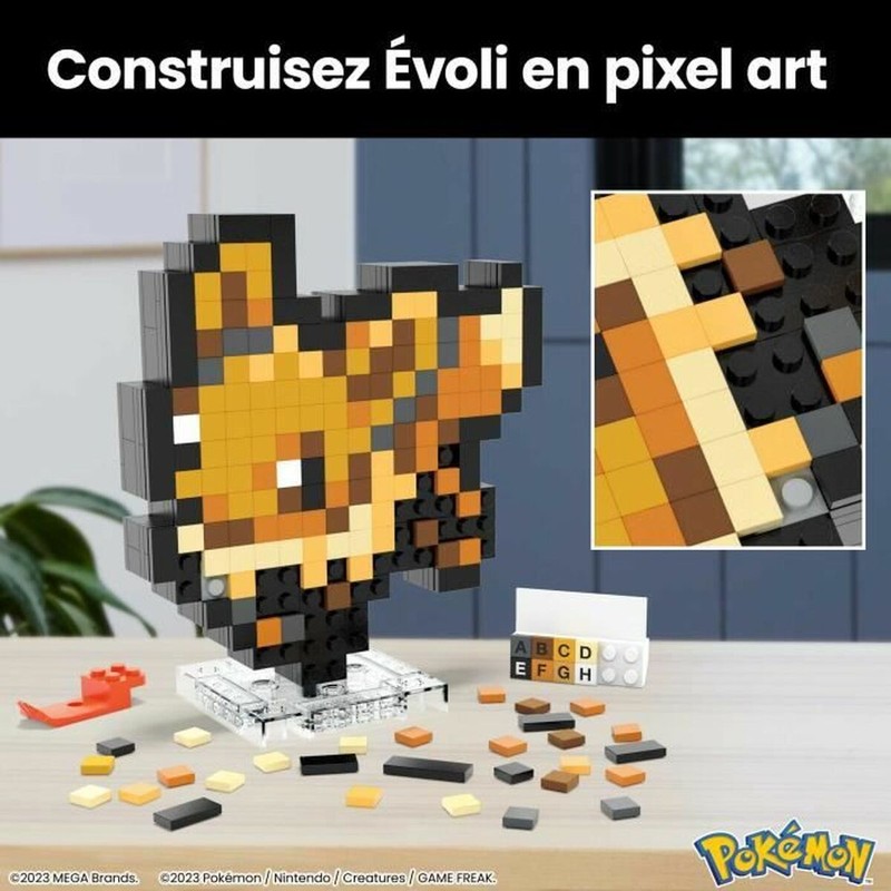Juego construcción motricidad fina para jóvenes fans Pokémon