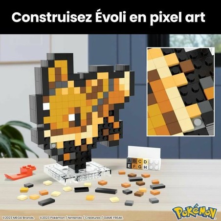 Juego construcción motricidad fina para jóvenes fans Pokémon