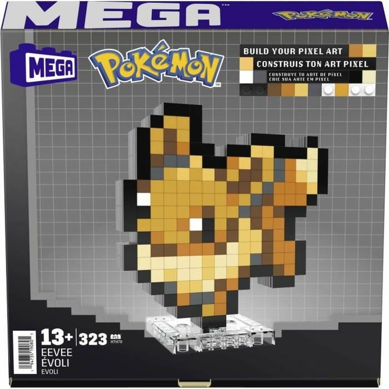 Caja del juego de construcción MEGA BRANDS Pokémon Eevee