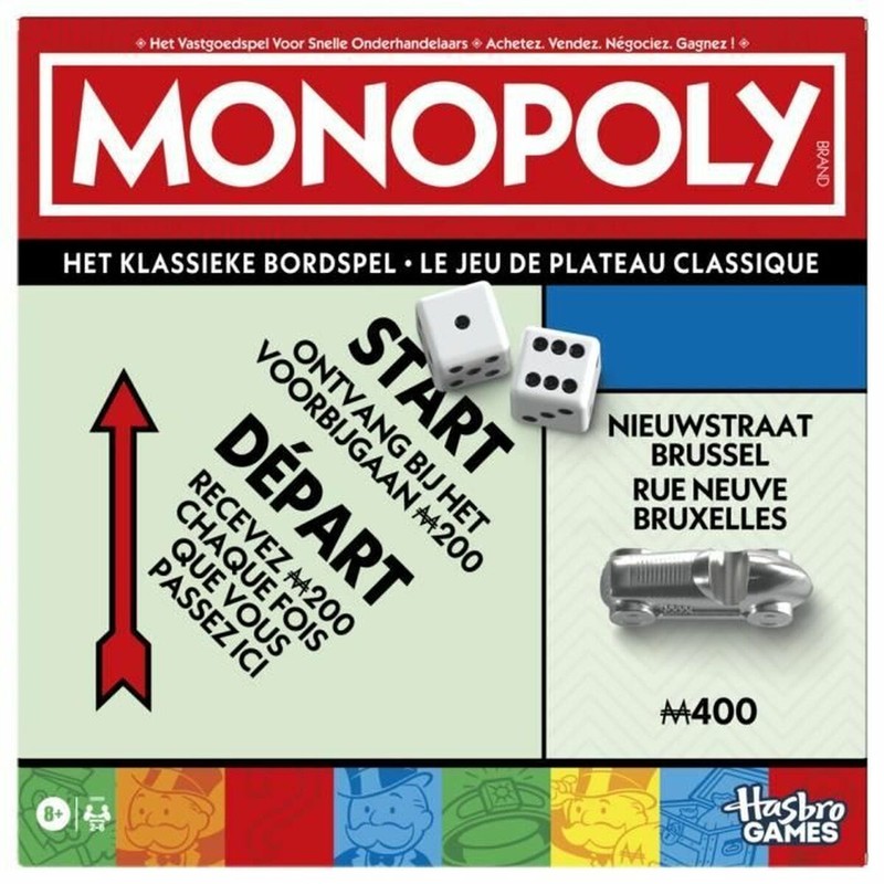 Juegos Mesa Niños Monopoly Hasbro Games Francés