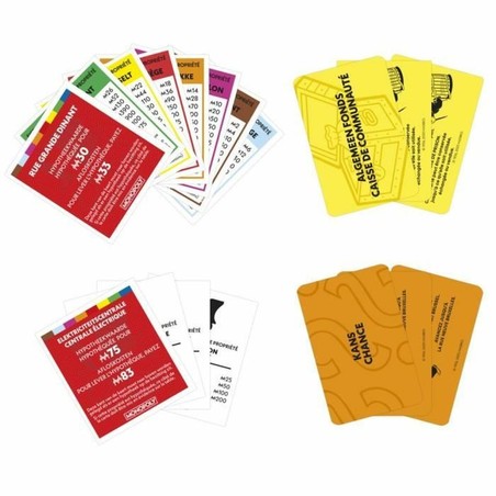 Juego mesa educativo Monopoly componentes