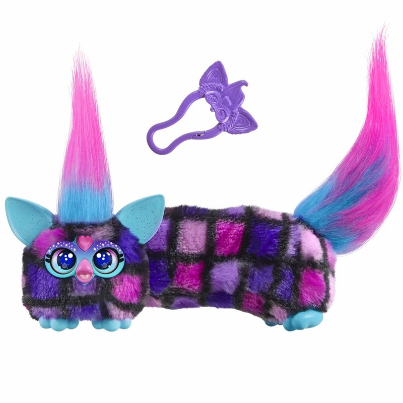 Detalle del Furby DJ Furblets Dis-Co-Dazz, material suave
