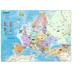 Puzzle mapa Europa niños Ravensburger 200 piezas 2
