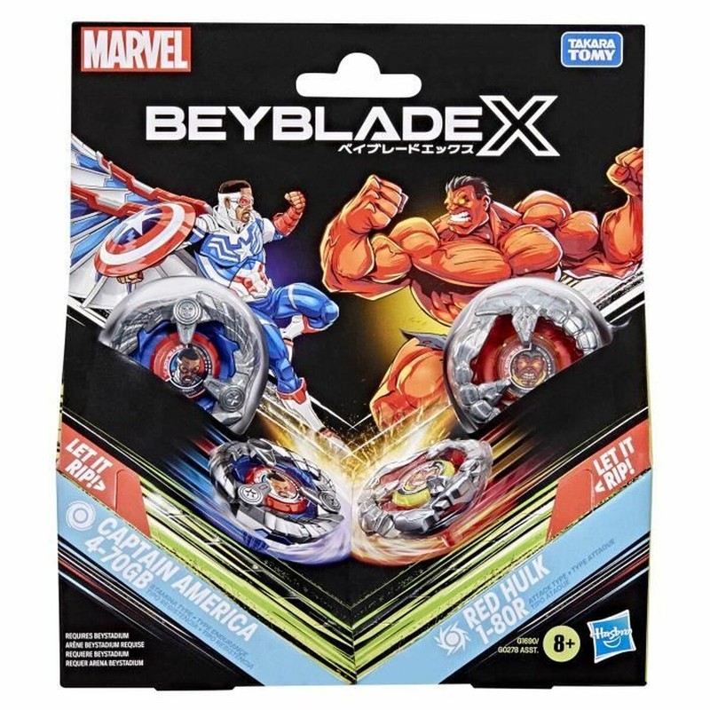 Presentación del juego de habilidad tipo peonza Beyblade