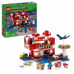 Juguetes construcción niños LEGO Minecraft Casa Mooshrooms