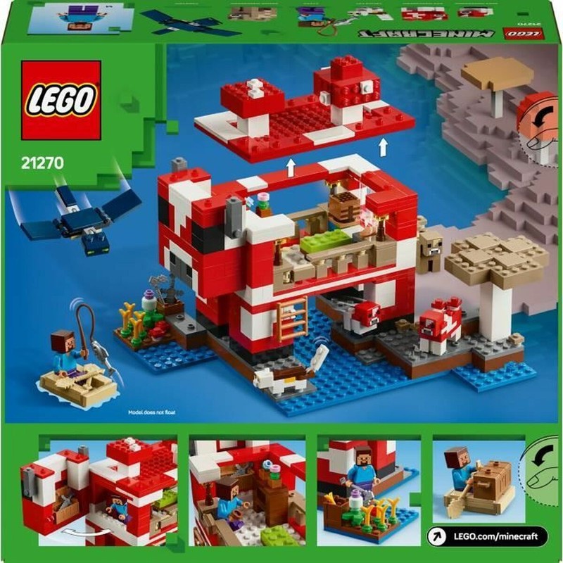 Bloques construcción infantiles LEGO Minecraft set