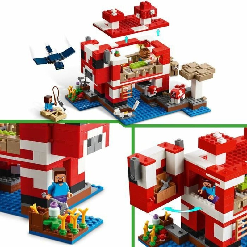 Detalles de piezas LEGO Minecraft de plástico