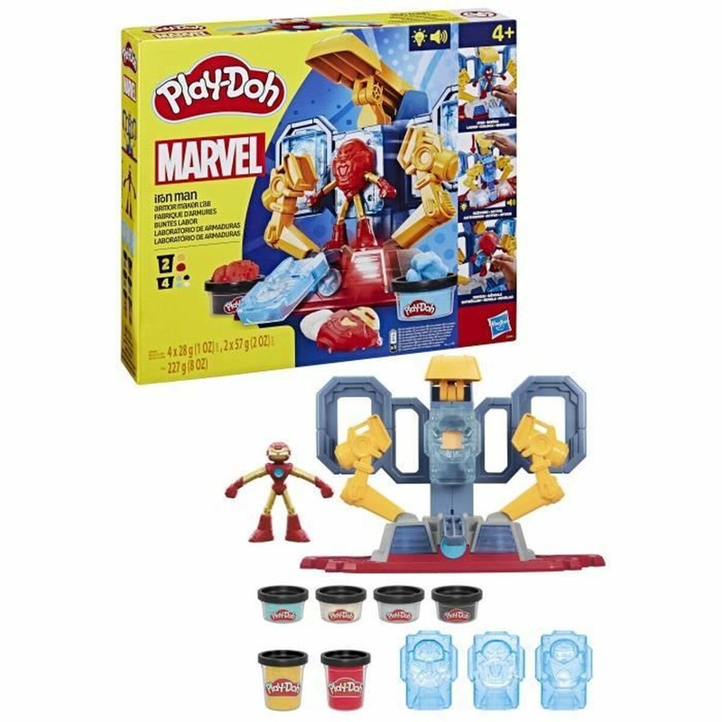 Juego de manualidades niños Play-Doh Iron Man Armor Factory