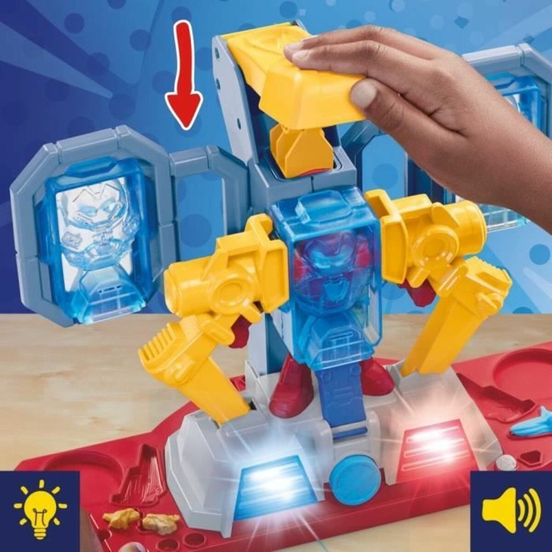 Set pintura niños Play-Doh Iron Man para modelar armaduras