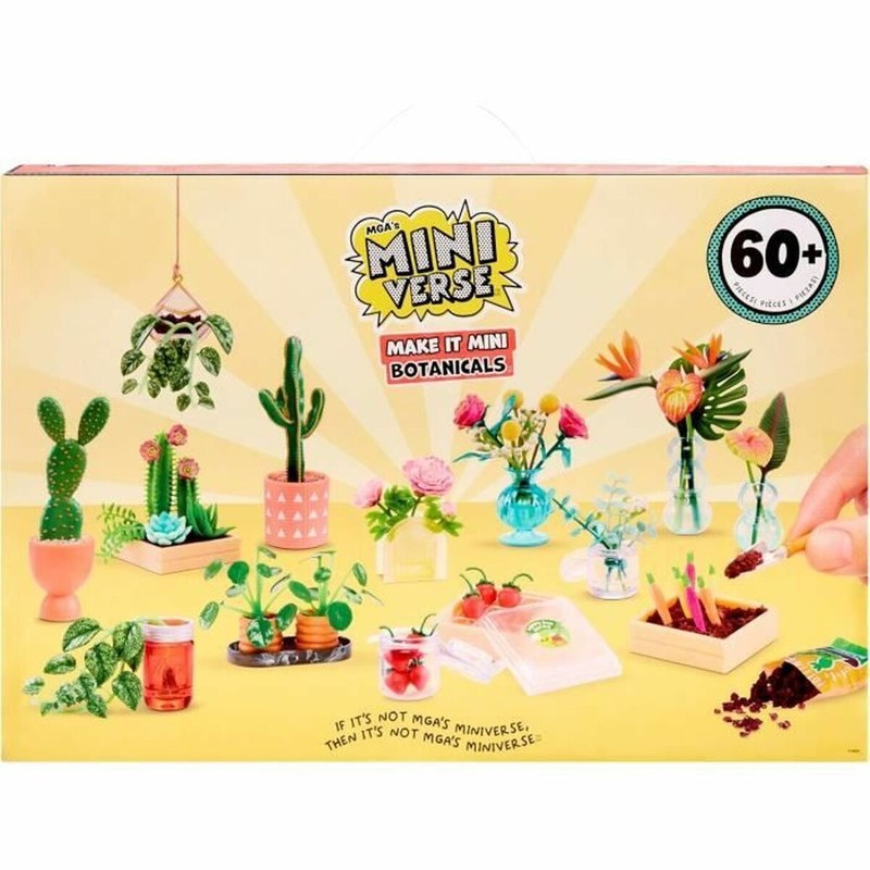 Set de figuras LOL Surprise montando mini jardines creativos