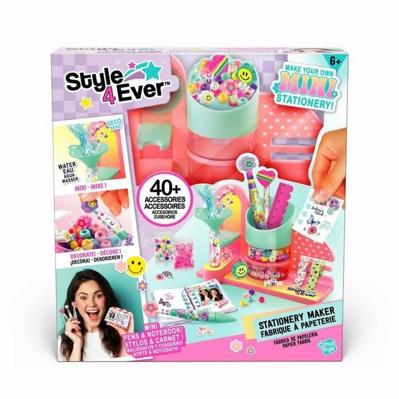 Materiales para manualidades con colores vivos para crear bolígrafos