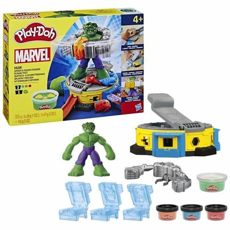 Juego de manualidades niños Play-Doh Hulk Smash It All