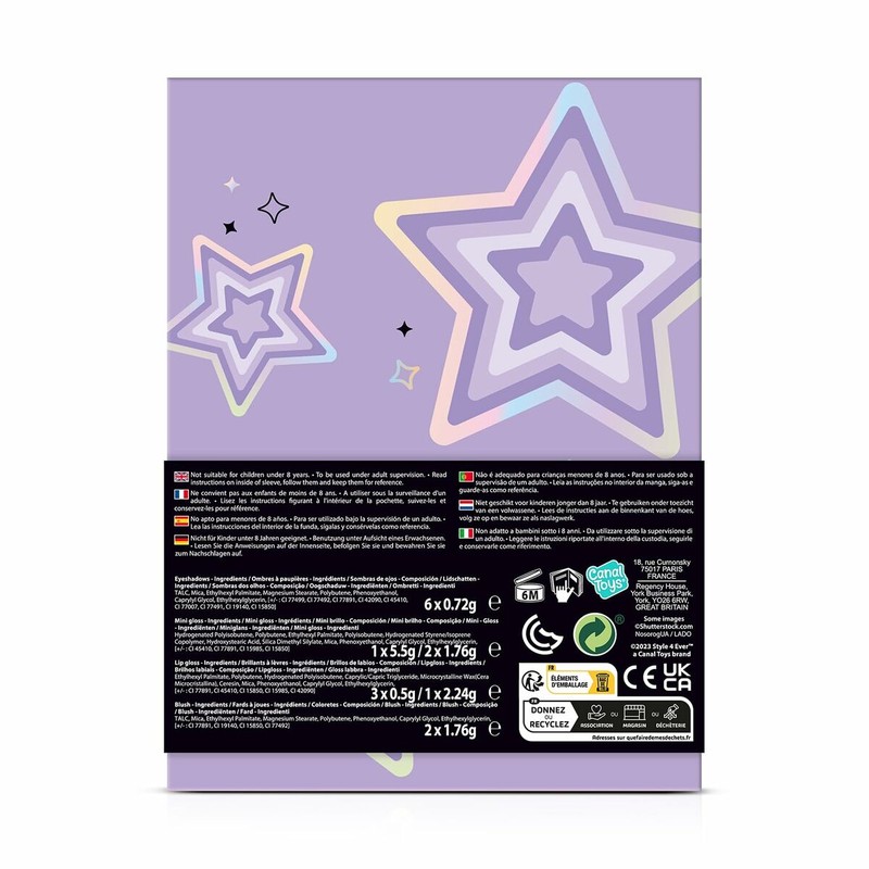 Kit maquillaje hipoalergénico infantil para pieles sensibles