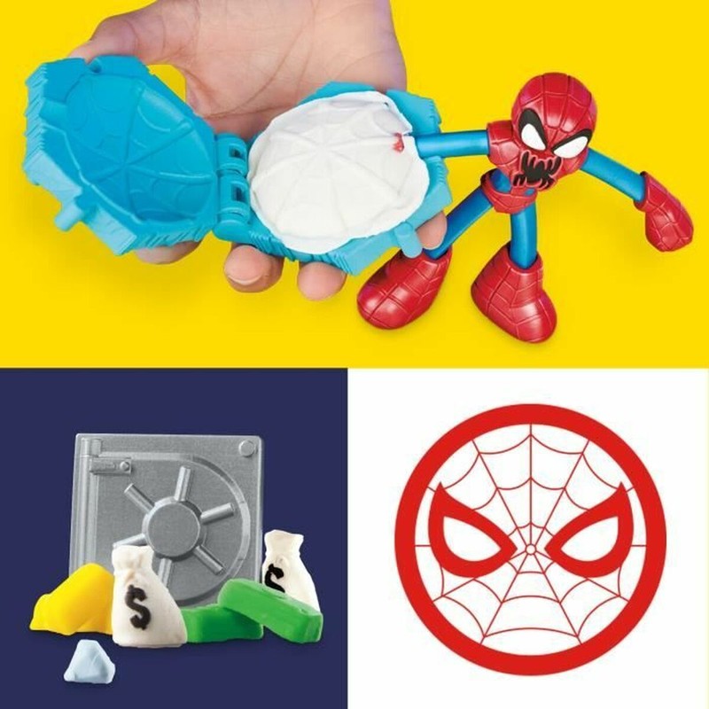 Kit manualidades infantil con figuras de Spider-Man y plastilina