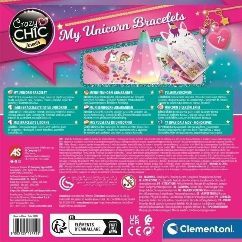 Kit manualidades infantil con abalorios y dijes