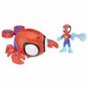 Muñeco Spidey Hasbro Water-Webs con Vehículo