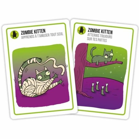 diversión garantizada con juego temático gatos zombies