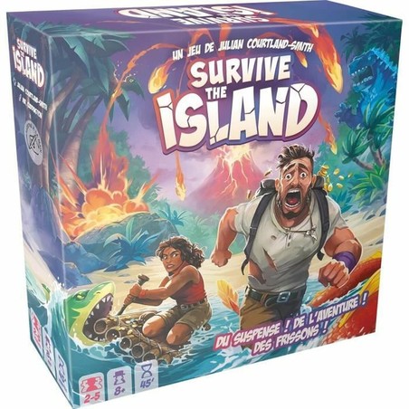 Juego de mesa Survive The Island Asmodee, vista principal.