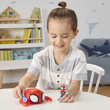 Muñeco Spidey Plástico Resistente para Juego Activo