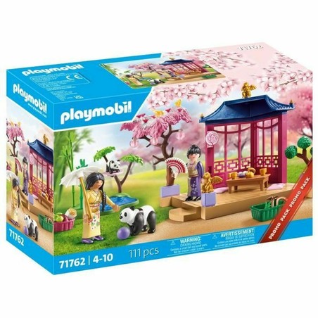 Accesorios Playmobil Casa Muñecas Jardín Asiático con panda